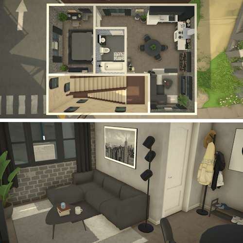 Black & White Apartment