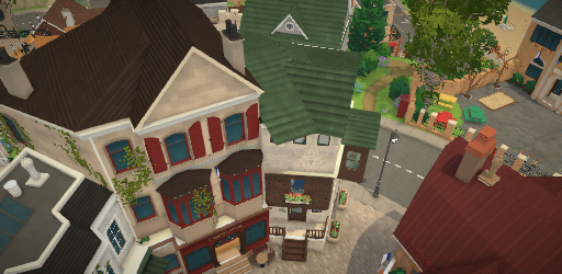House above shop
