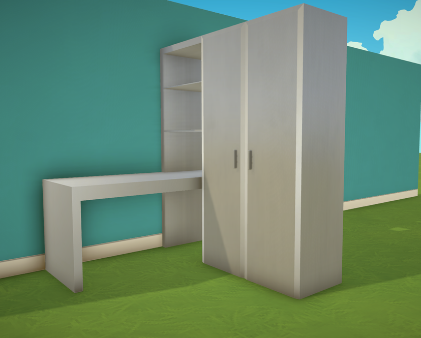 Desk wardrobe