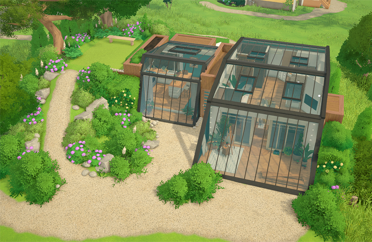 GLASS ROOF HOUSE