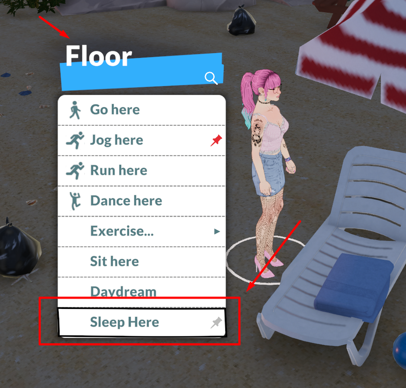 Sleep on the Floor / Sleep Here (Anywhere)