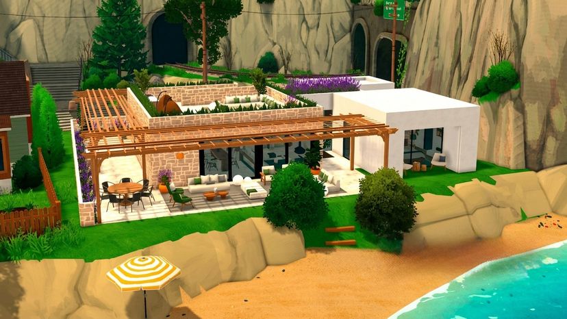 modern mediterranean villa