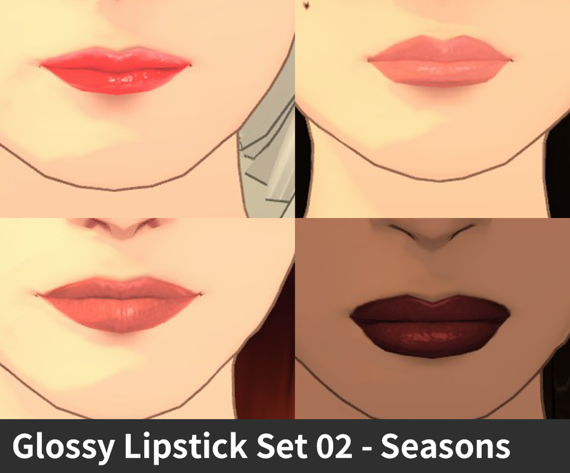 Glossy Lipstick Set 02 - Seasons