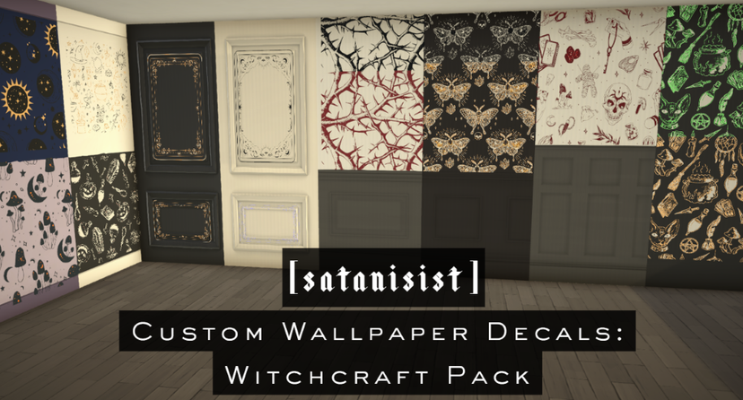 [satanisist] Wallpaper as Decals: Witchcraft Pack