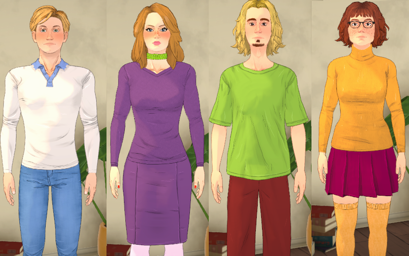 The Scooby-Doo Gang (Paralives edition)