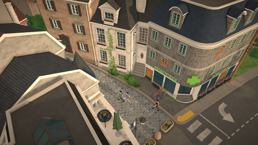 The terraced house