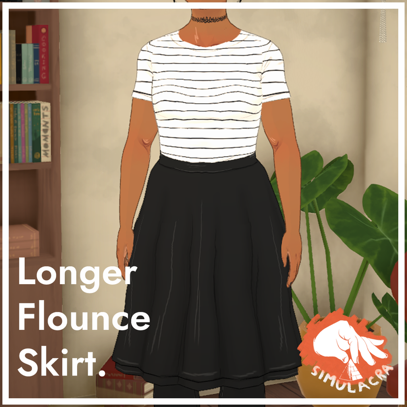 Longer Flounce Skirt