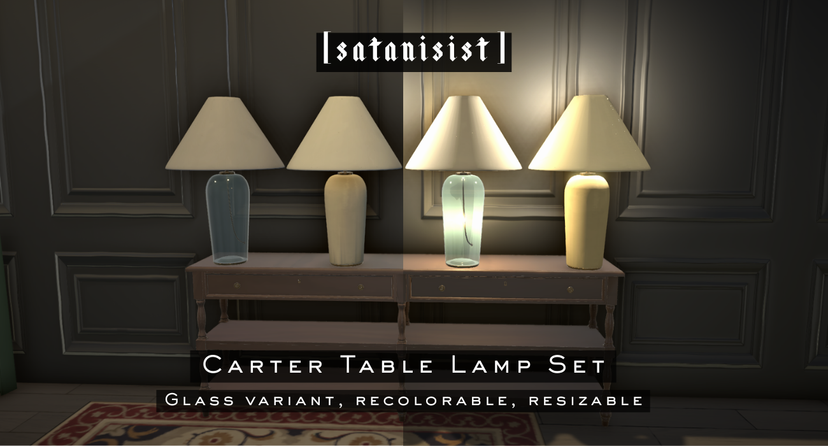 [satanisist] Carter Table Lamp