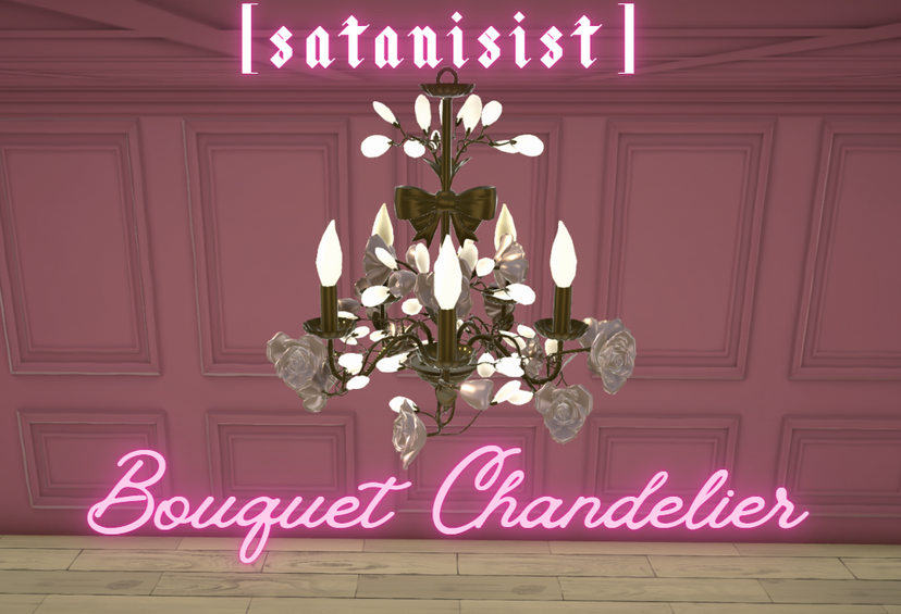 [satanisist] Floral Bouquet Chandelier