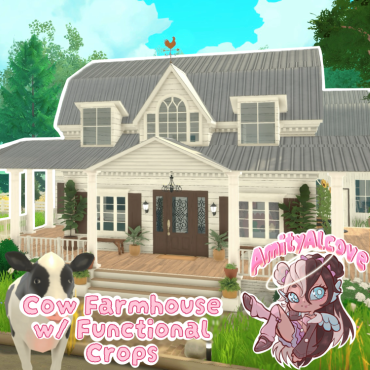 Cow Farmhouse + Functional Crops!