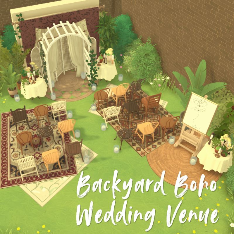 Backyard Boho Wedding Venue