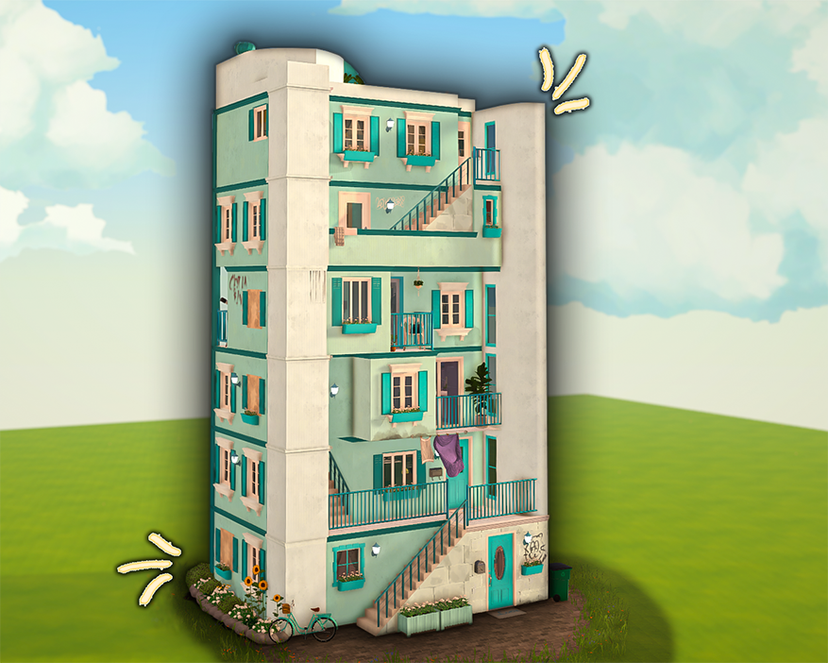 Colorful Micro Apartments