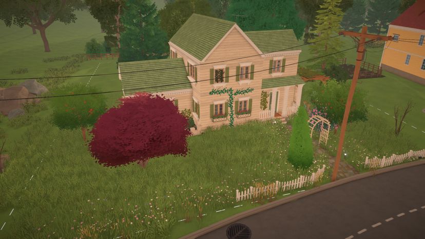 White & Green Suburban Dream