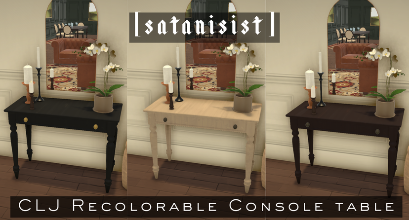 [satanisist] CLJ Console Table