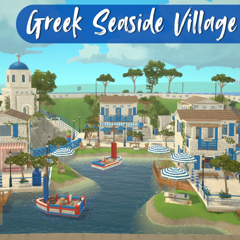 Greek Seaside Village