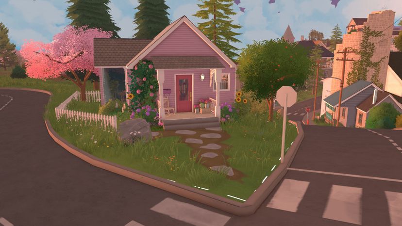 Tiny Pink Corner Home