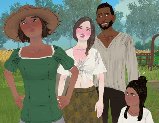 Medieval farm owners