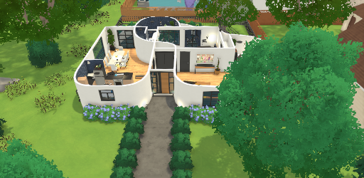 Mid Century Modern Curvy Home