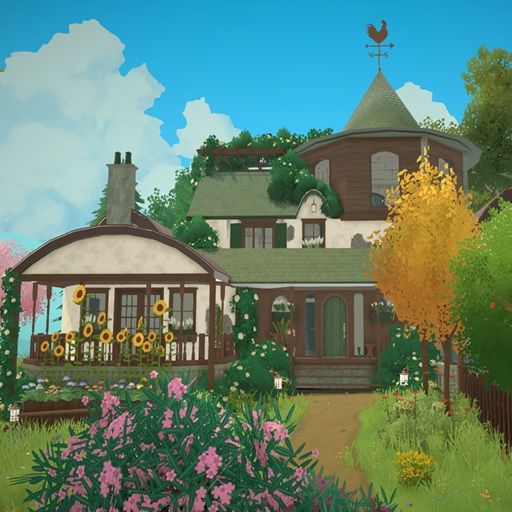 White Rose Hideaway - A Ghibli Inspired Home (Unfurnished)