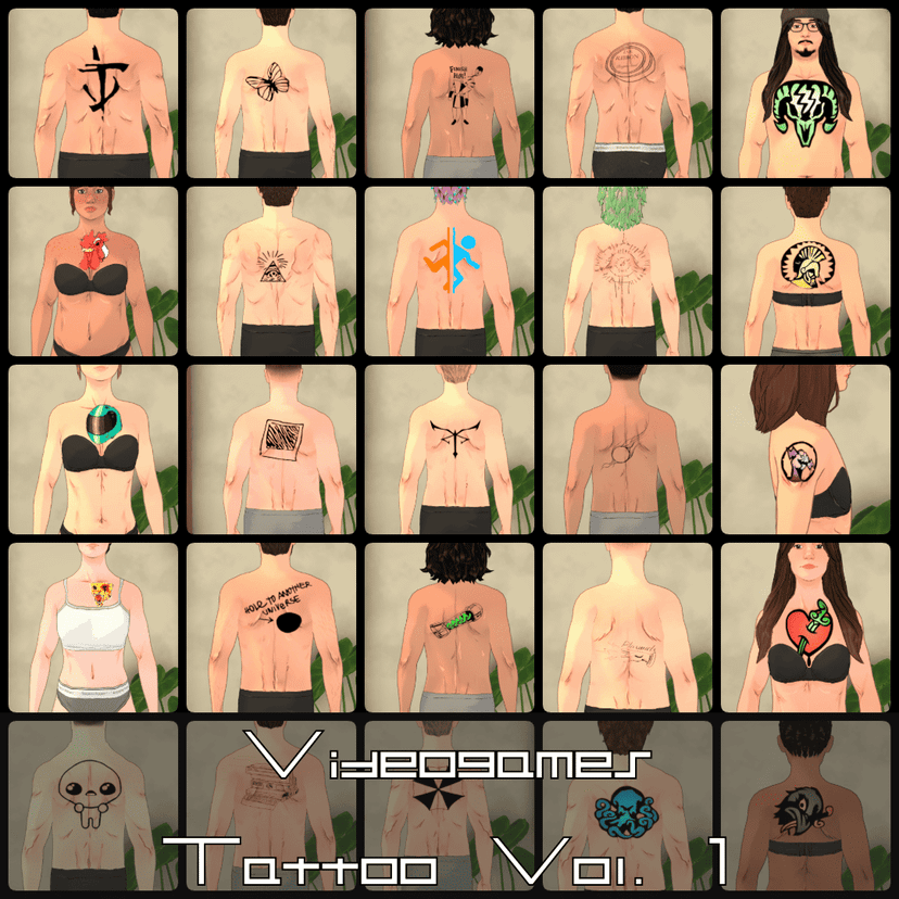 Videogames Tattoo Vol. 1