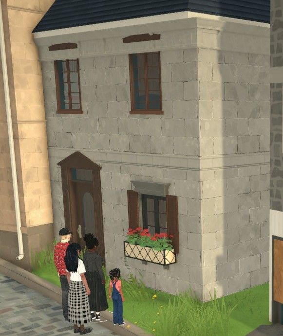 This is enough space for a family of four...right