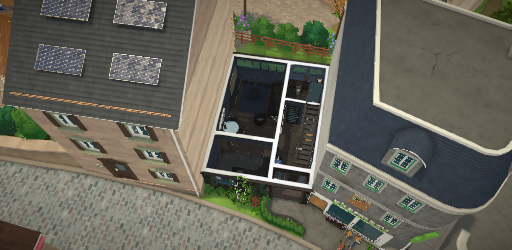 Dark Small house