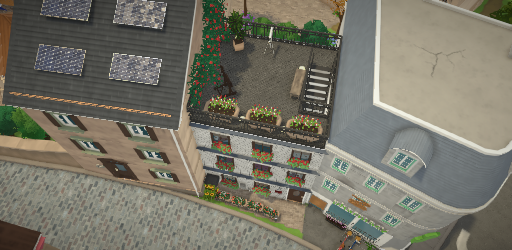 Small Town House with roof garden