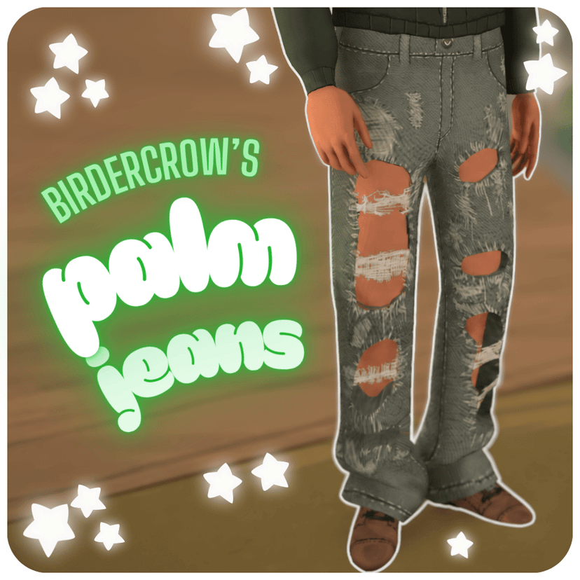 [birdercrow] Palm Jeans