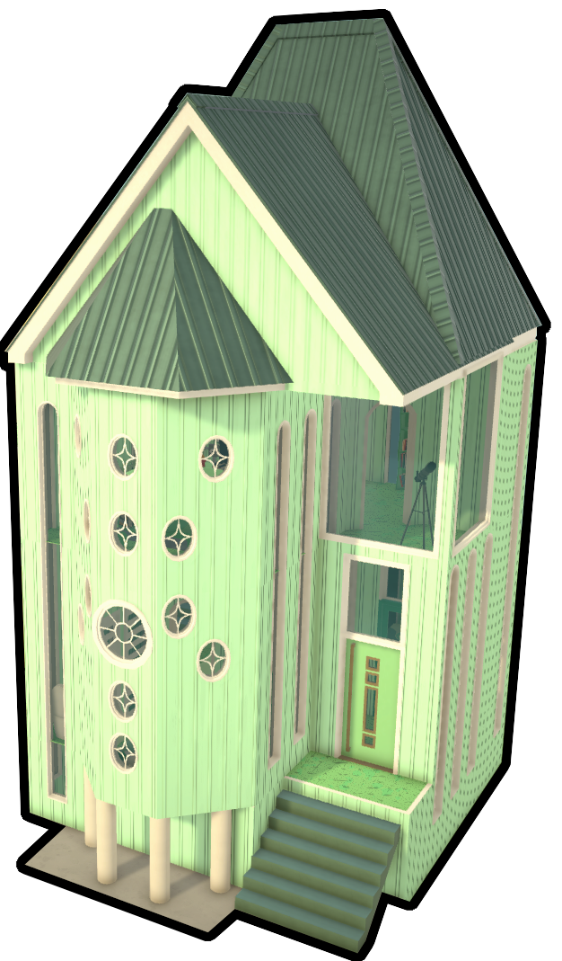 Green Futurist Townhouse