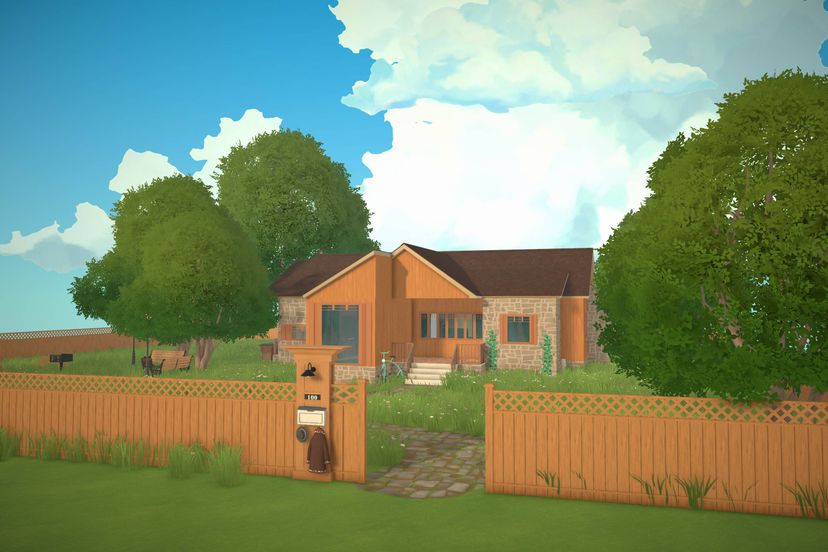 Cozy Rustic Bungalow House