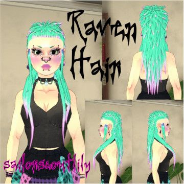 [sailorscoutlily] Raven Hair