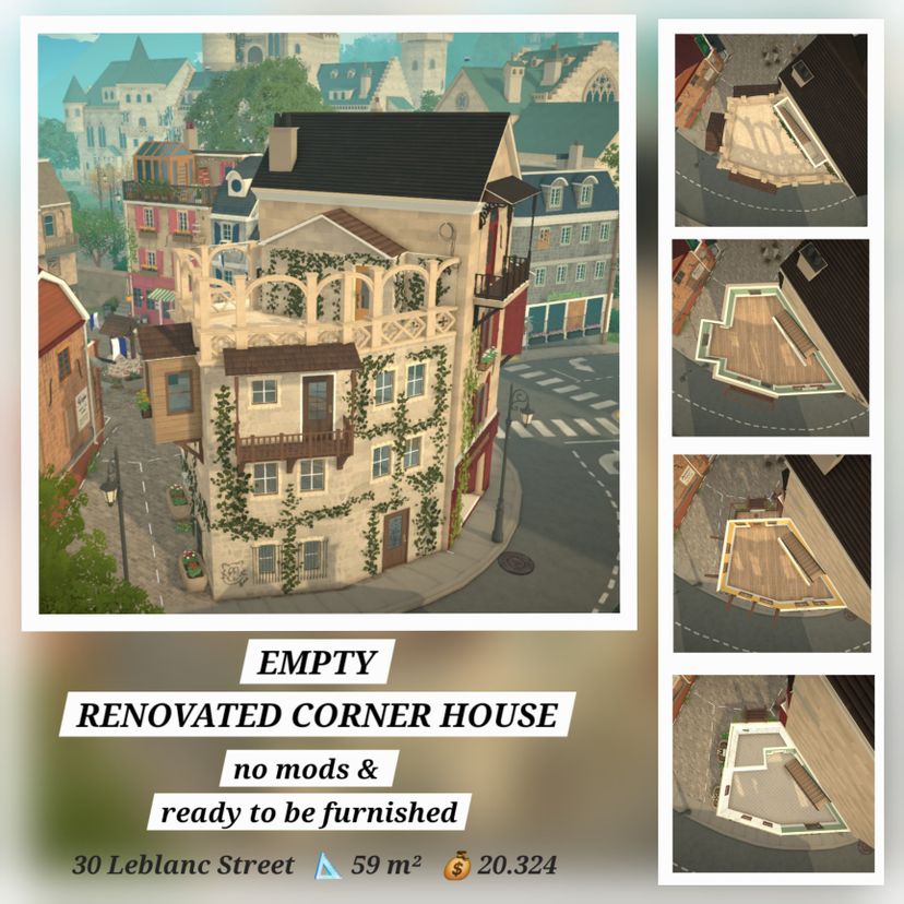 [FlaviaForesta] Empty Corner House in Downtown