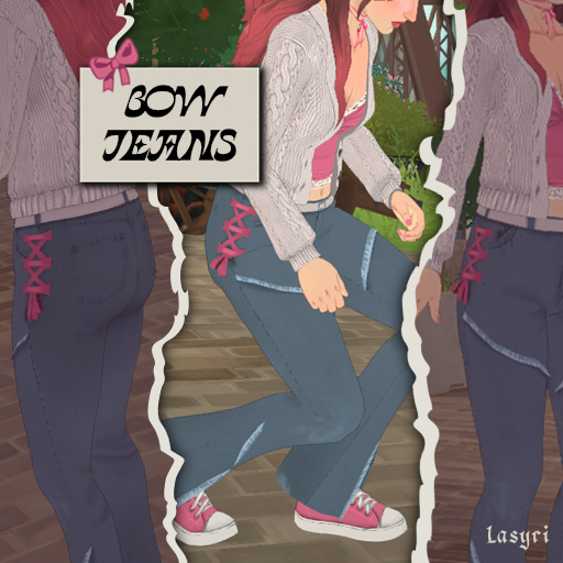 Bow jeans