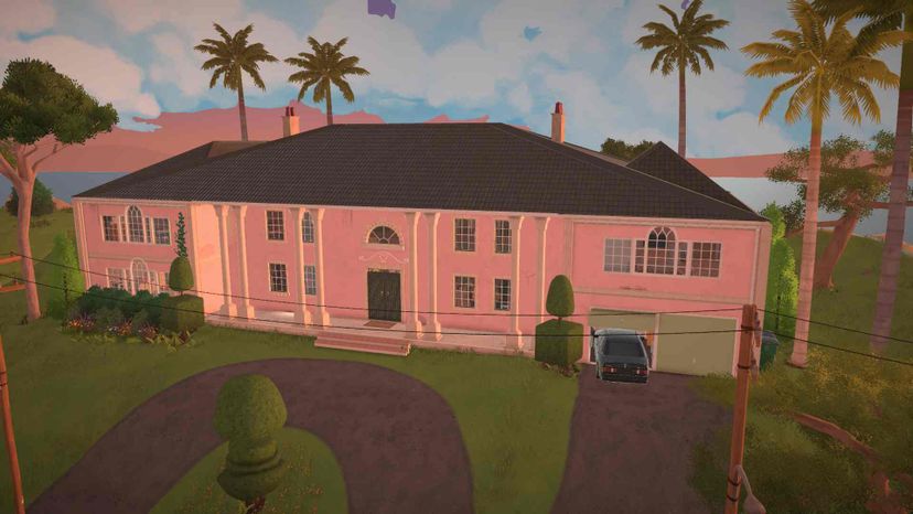 Pink Floridian Mansion