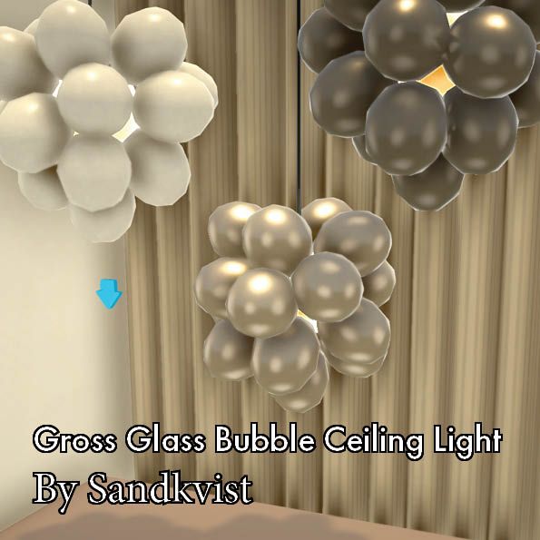 Gross Glass Bubble ceiling Light