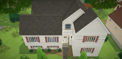 Split level mansion