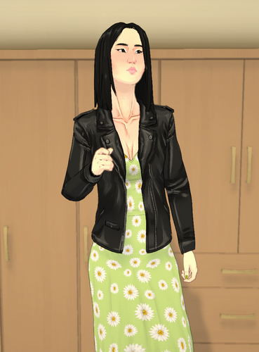 Unlock jacket + dress layer combination