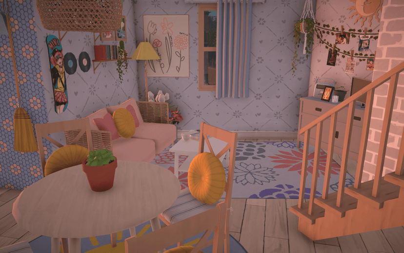 Cozy pinkish apartment