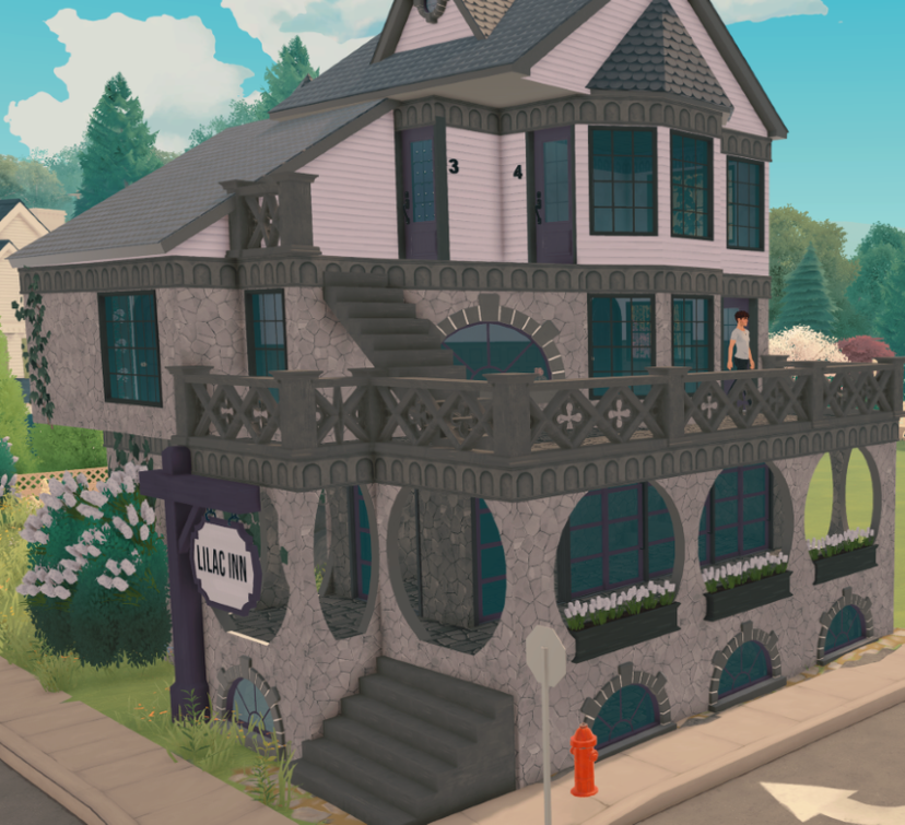 The Lilac Inn - Historic Dark Cottagecore Tavern - Mostly Unfurnished