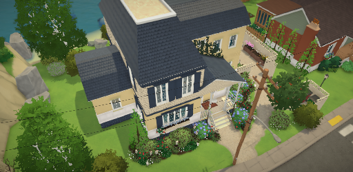 Yellow Seaside Family House
