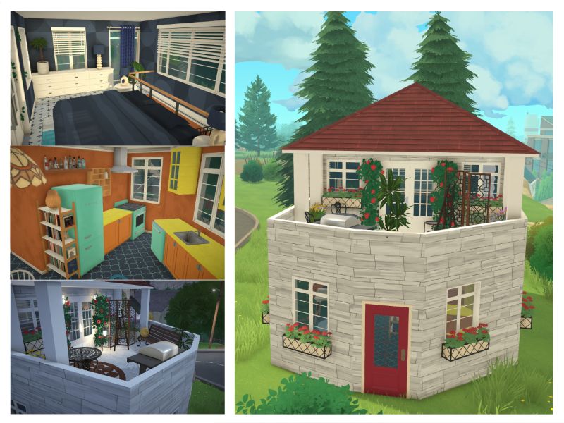 Colorful Corner Home