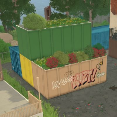 Container with stuff