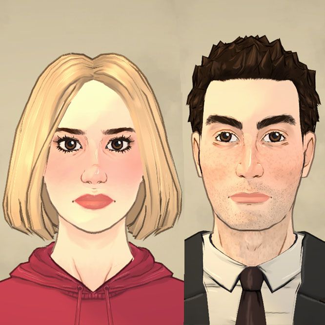 The Tenth Doctor and Rose Tyler