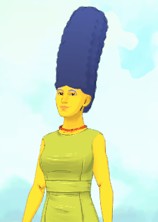 Marge Simpson Hair