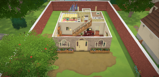 Old Brazilian house with barbecue grill