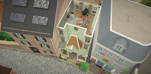 warm single house