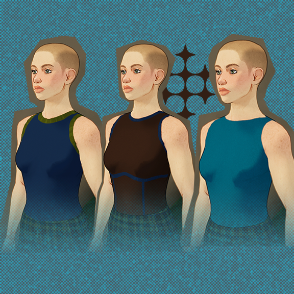 Set of Three Tank Tops