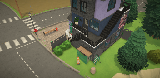 Three little apartments