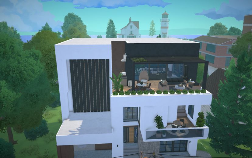 modern 3-story house - furnished