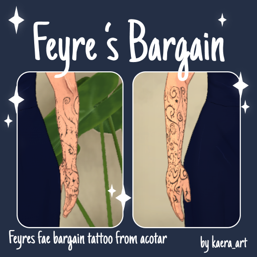 Feyre Bargain Tattoo